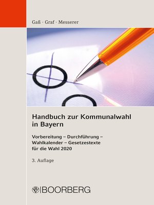 cover image of Handbuch zur Kommunalwahl  in Bayern
